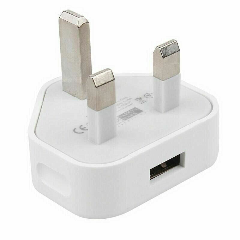 Universelles tragbares UK-Stecker-3-Pin-USB-Netzteil 5V 1A Wandladegerät für Telefone_voghion.com