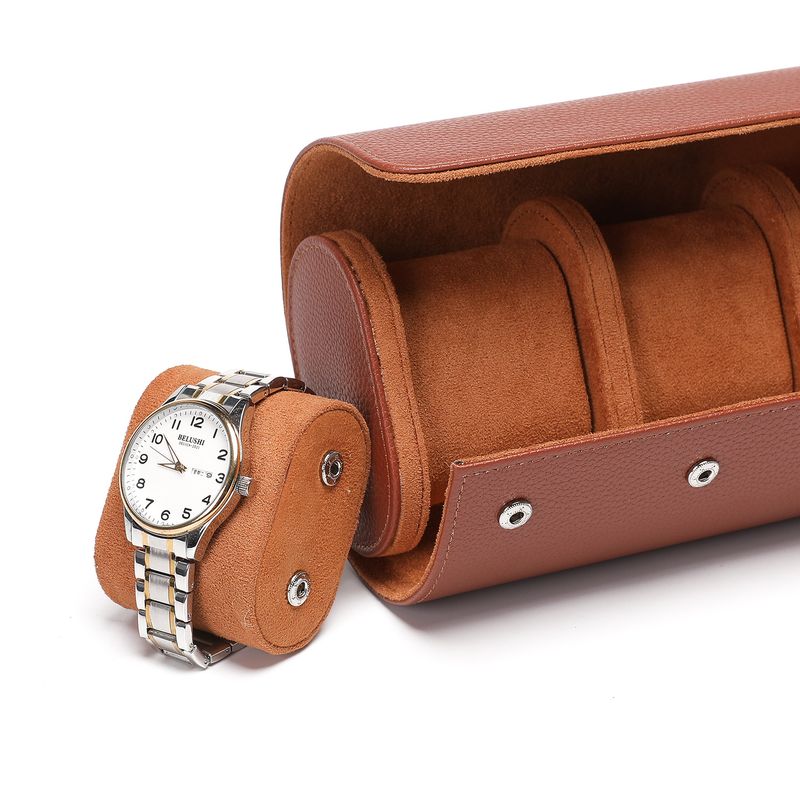 Pu Leather Watch Storage Box 1 2 3 Watch Multi-position High-end Travel Watch Box Bracelet Box Portable Watch Box_voghion.com
