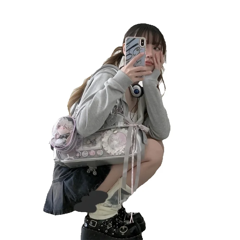 Heart-Shaped Shoulder Bag Fall/Winter New Women's Commuter Crossbody Bag Tote Bag Stylish Versatile_voghion.com
