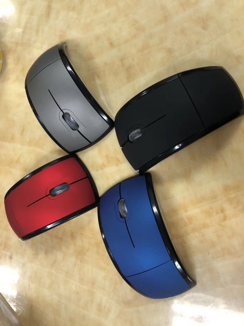 Hengtaixin 2.4G Accessori per computer wireless pieghevoli Gioco Nuovo regalo Mouse a forma di arco_voghion.com