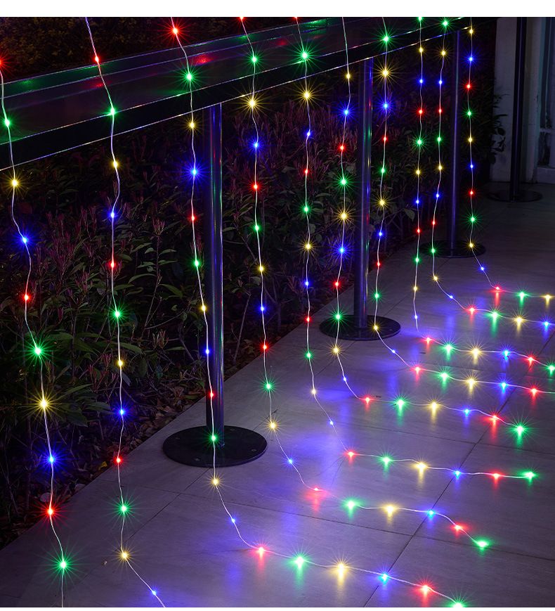 Luci a stringa a LED con telecomando USB per decorazioni interne/esterne - Impermeabili IP65, 300/200/100 LED, bianco caldo/bianco/cambio colore_voghion.com