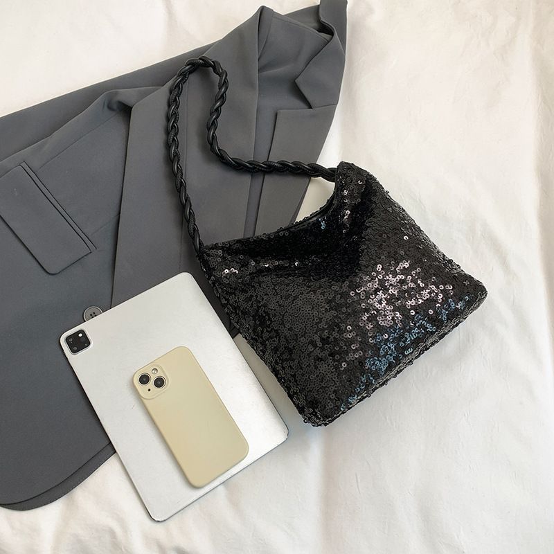 Borse da donna 2025 Nuova borsa a secchiello con paillettes alla moda e alla moda_voghion.com