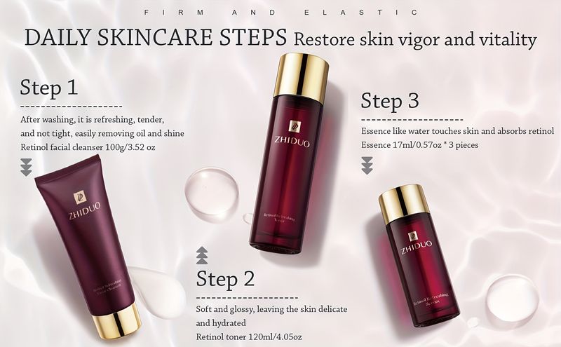13 Pcs Skin Care Set Improves Skin Texture, Gently Exfoliates Whole Process Facial Cleanser, Toner, Lotion, Essence, Face Cream_voghion.com