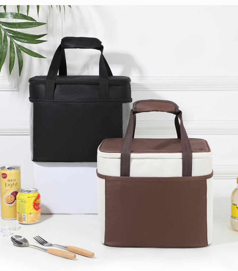 Opbergzakken Draagbare Grote Isolatie Picknick IJszak Aluminiumfolie Dikke Lunchbox Tas_voghion.com