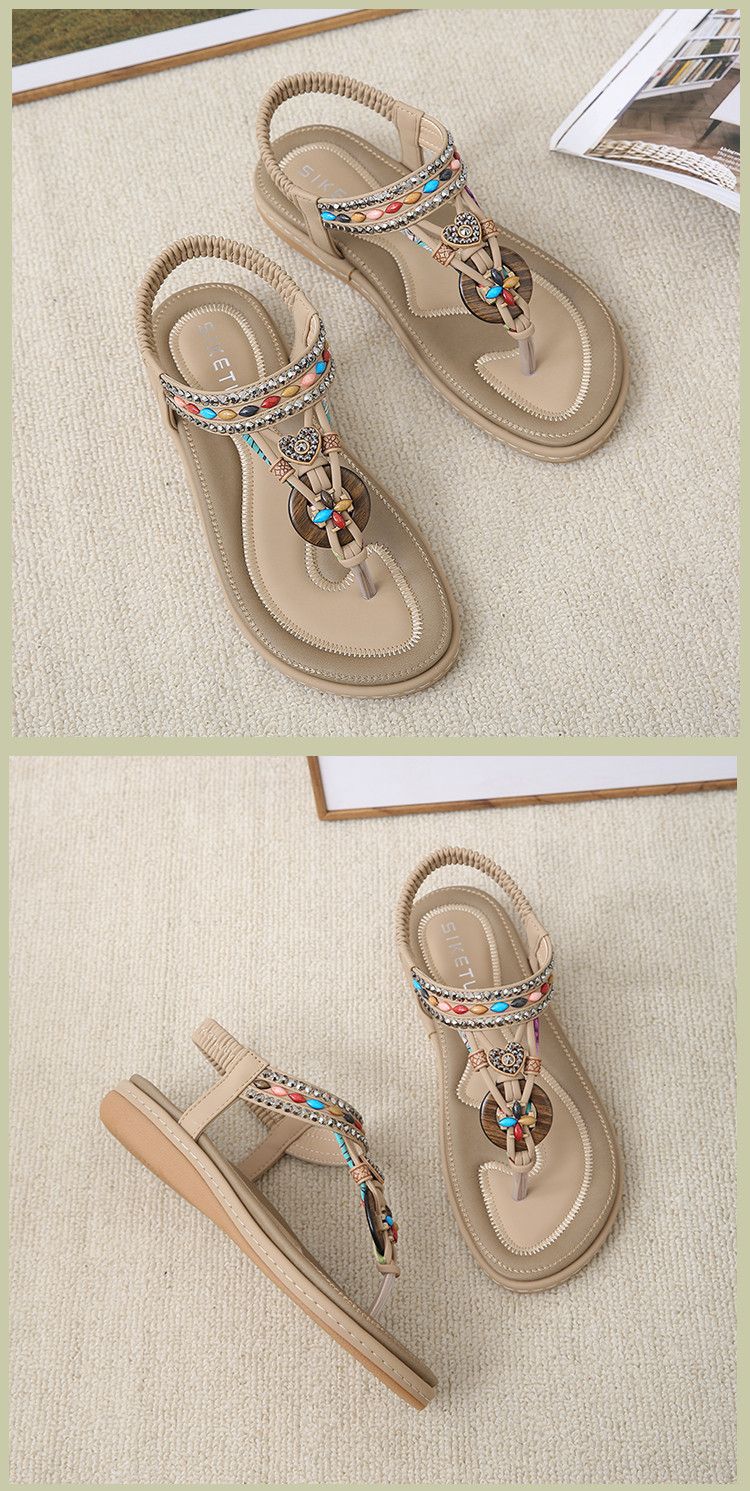 W676-2 New 2025 Toe-Post Rhinestone Sandals For Women Comfortable_voghion.com