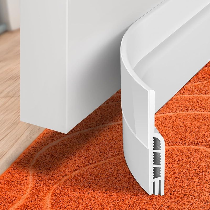 Self-Adhesive Soundproof Seal Strip, Gap Windproof Insulation Door Bottom Draft Blocker Tape For Home_voghion.com