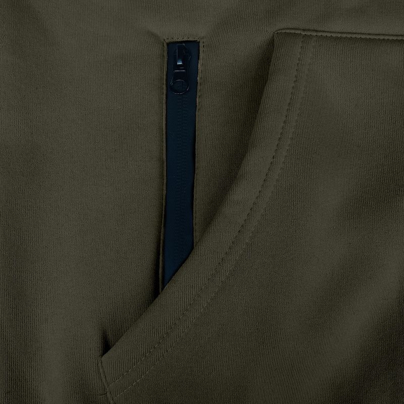 Herren-Set aus Fleecejacke mit Kapuze und Reißverschluss und Jogginghose – warmer Pullover-Trainingsanzug für den Winter für Freizeit und Sport (Schwarz, Dunkelgrau, Khaki, Armeegrün)_voghion.com