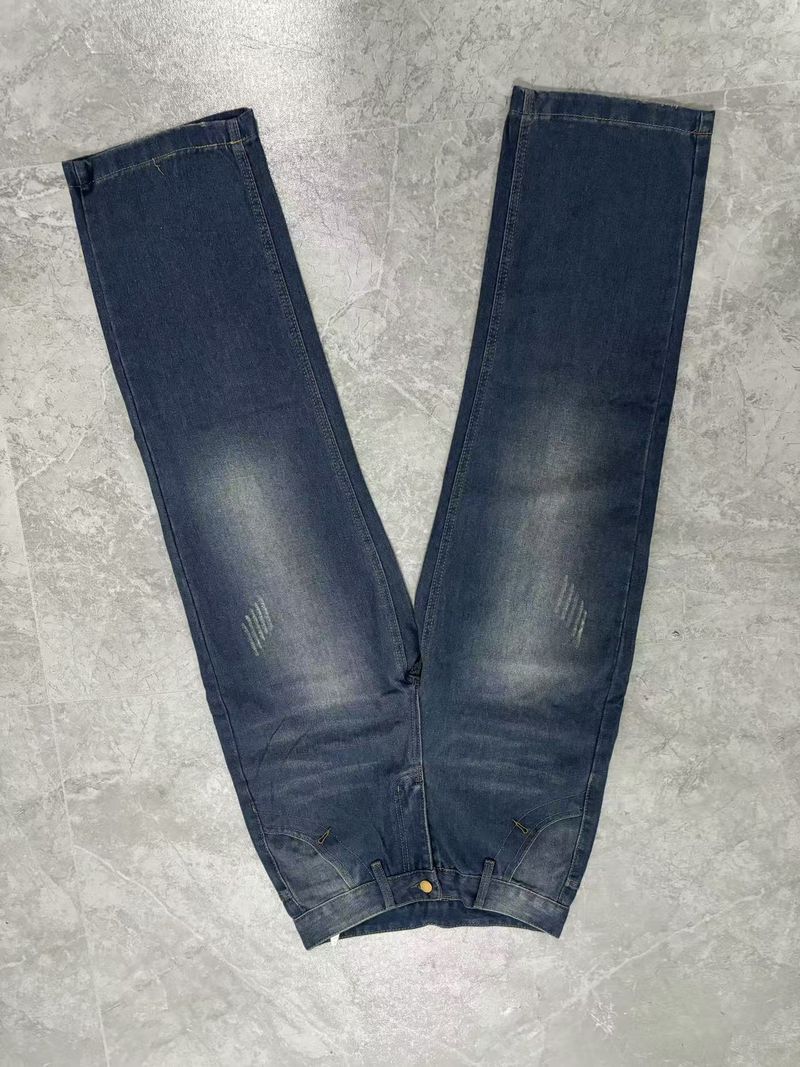 Vêtements pour femmes Pantalons larges droits décontractés à la mode rétro pour femmes Jeans populaires pour femmes_voghion.com