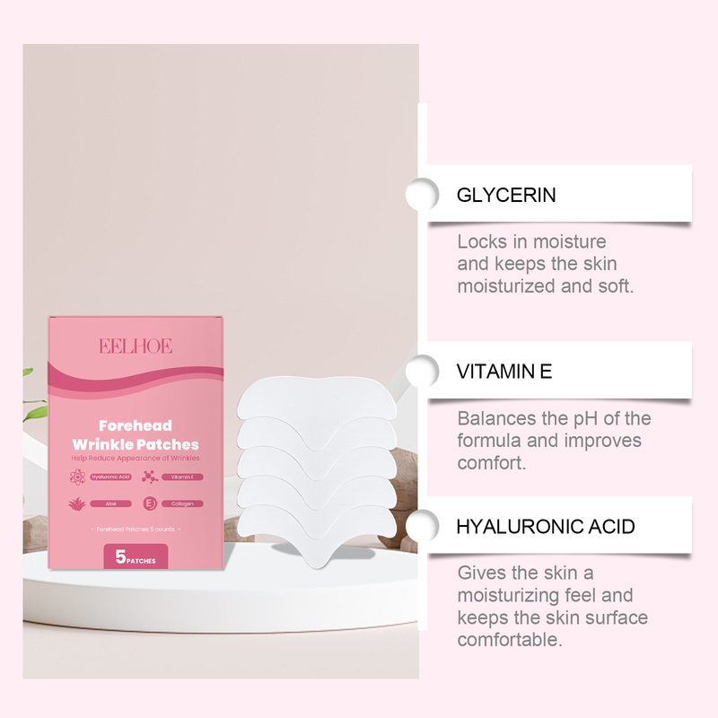 EELHOE Forehead Care Sticker, Gently Nourishing And Moisturizing, Caring For Soft And Delicate Skin, Daily Forehead Care Sticker_voghion.com
