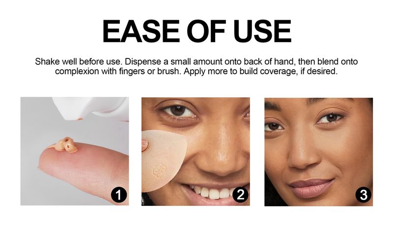 Flüssige Foundation Concealer dauerhaft kein Make-up, keine trockene Haut, keine Puder Beauty Foundation_voghion.com