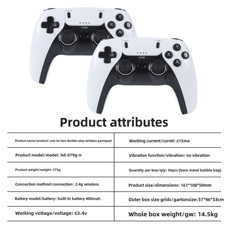 Opladen van gamecontroller Android-computersettopbox Een tot twee keer dubbel_voghion.com