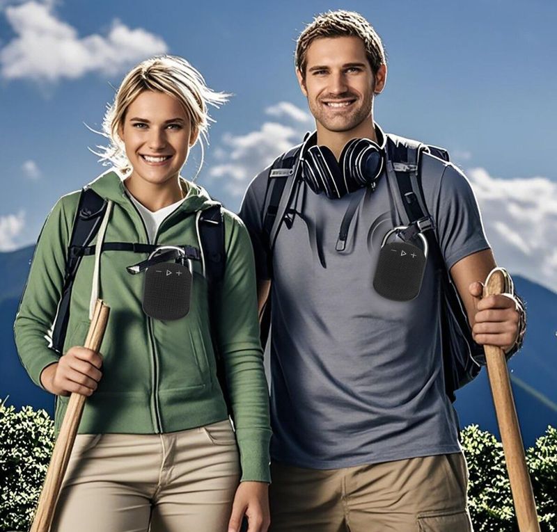 CLIP5 Wireless Music Box di quinta generazione Bluetooth portatile a 7 livelli di impermeabilità per esterni Mini altoparlante subwoofer_voghion.com