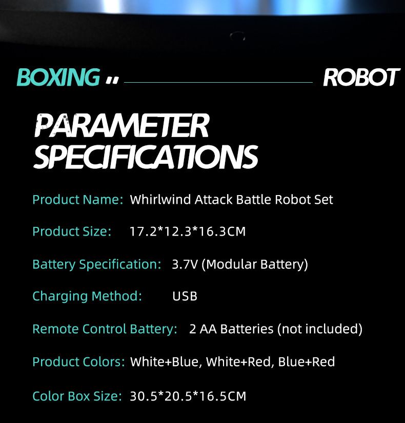 Hračky a hry JJRC Nový R30 Box pro dva hráče Bojový robot na dálkové ovládání Rodič pro děti Dítě Interaktivní hračka Robot_voghion.com
