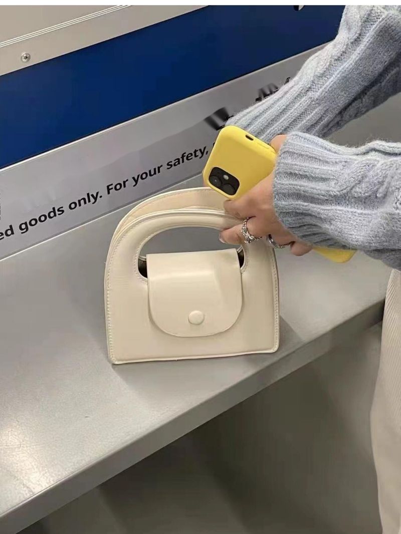 Sommer Kette Candy Farbe Solide Nette Runde Kleine Umhängetasche Vielseitig Handheld Tasche Mädchen_voghion.com