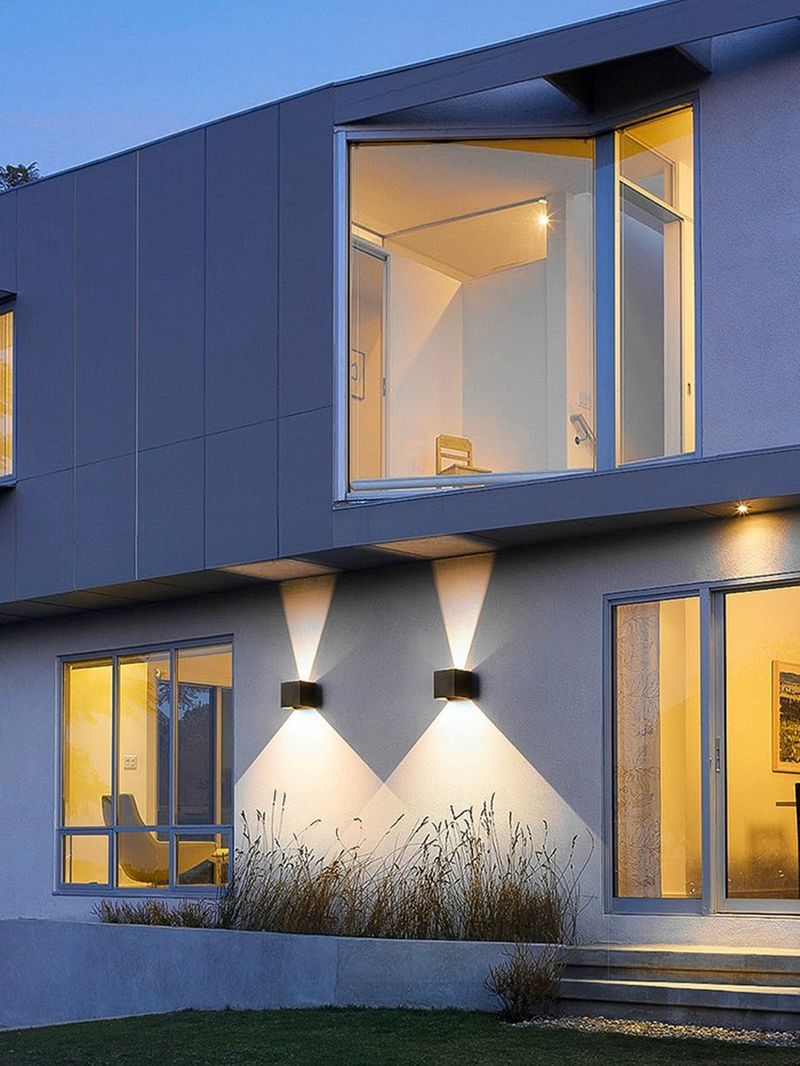 12W Wasserdichte Außenlampen Einstellbarer Lichtwinkel Lichter Wandleuchte Für Garten Veranda Terrasse Balkon Beleuchtung Wandleuchte_voghion.com
