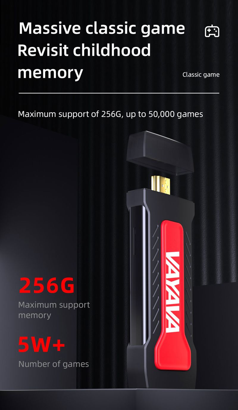 40 Emulator 3D 4k High-definition Mini Arcade GD30 Stick Game Console_voghion.com