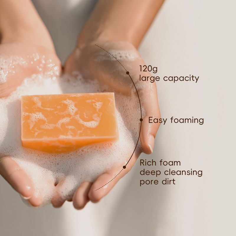 QUIYUM Sapone fatto a mano pulito all'acido cogico 120 g Sapone agli oli essenziali_voghion.com