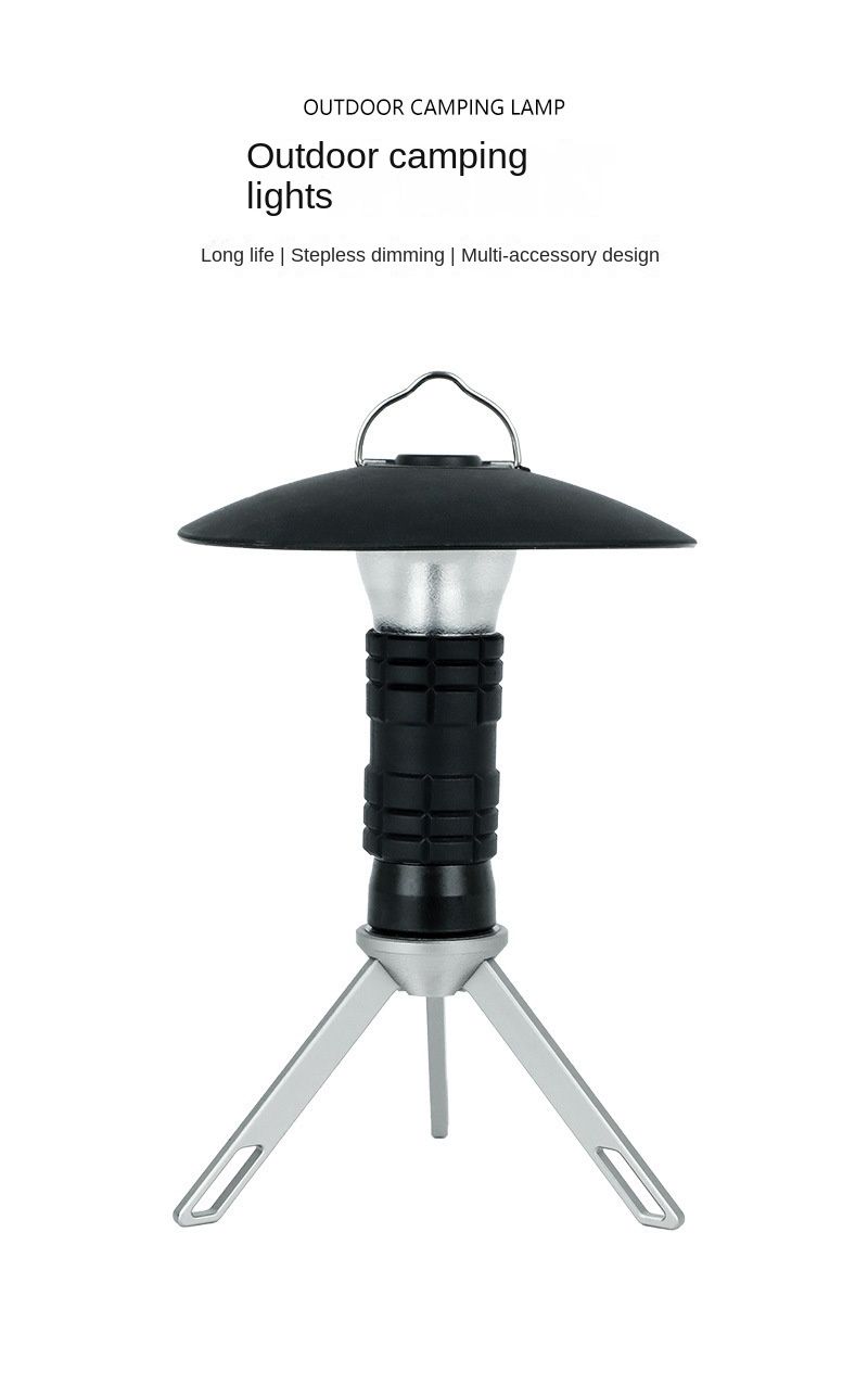 Multifunktionel retro campinglampe USB-opladning LED-telt udendørs hestelampe bærbar lysudstyr campinglampe_voghion.com