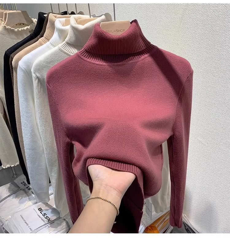 Abbigliamento da donna più velluto e ispessimento autunno e inverno nuovo stile un pezzo visone velluto interno top bottoming camicia per le donne inverno spesso_voghion.com