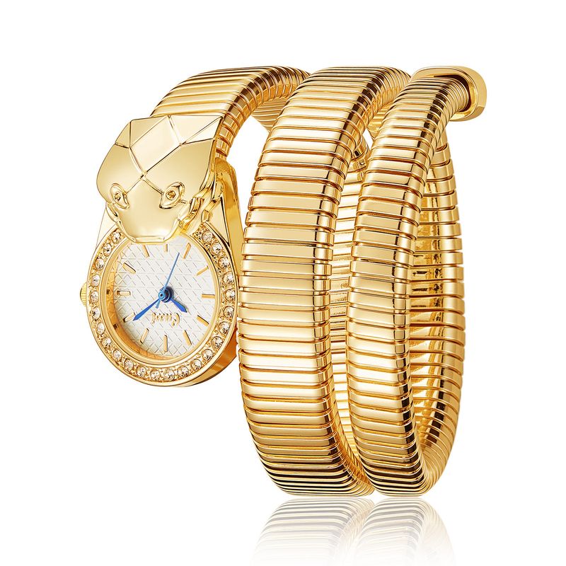 Hot-selling Trendy Fashion Unique Snake-shaped Bracelet Wristwatch Women's Watch_voghion.com