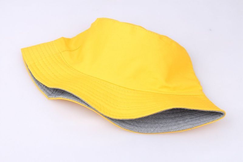 Unisex Personalized Fisherman Basin Fashion Flat Visor Sun Block Pure Cotton Round Hat_voghion.com