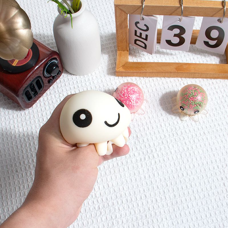 Foam Squishies Stress-relieving Toy Flour Octopus Stress-relieving Tpr Octopus Release Ball Fun Toy Cute_voghion.com