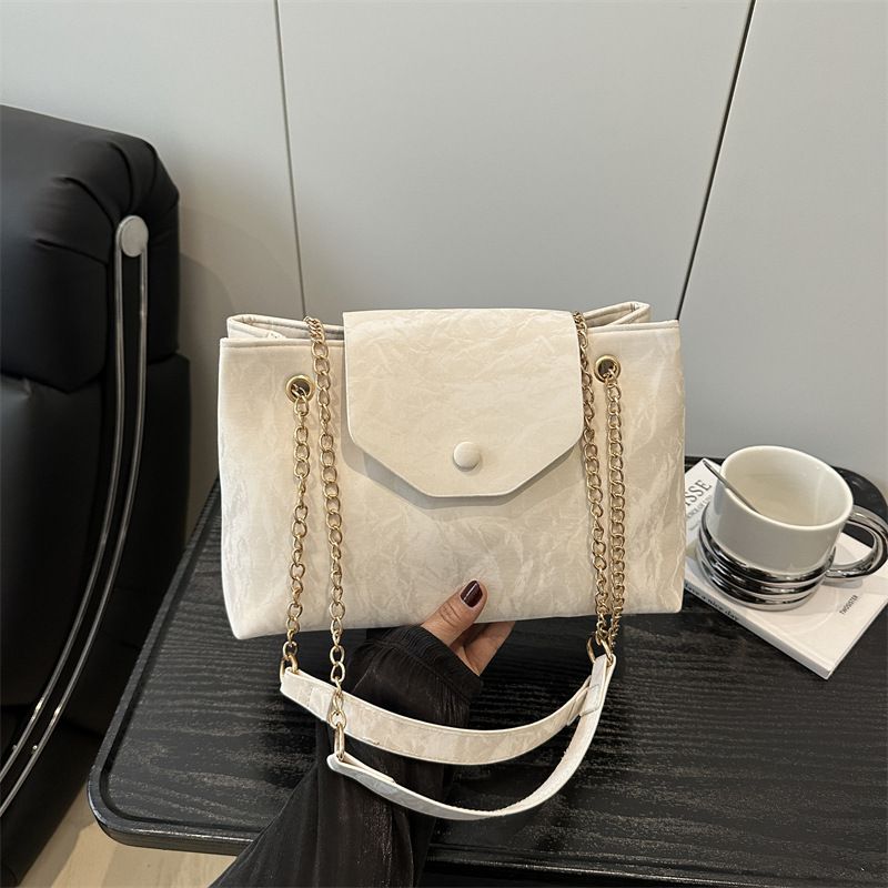 Borsa a tracolla da donna con tracolla a forma di quadrato piccolo e texture delicata, nuova primavera 2025, elegante e di nicchia._voghion.com
