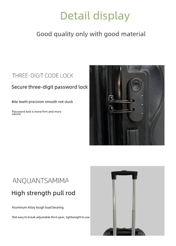 Zahraniční obchod Kufr na vozík Velká kapacita Velkoobchod Ultra lehký zip Nástupní zavazadla 14 palců 20 palců 24 palců 28 kufr_voghion.com