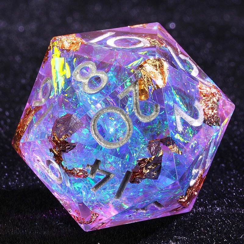 9 Polyhedral Sets D&D Dice Aurora Whisper For Dungeons Dragons RPG_voghion.com