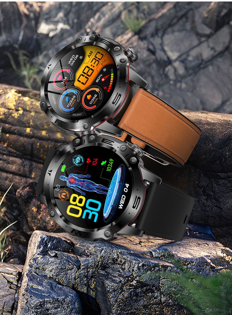 Smart Watches Dedicated ET482 Smart Watch Outdoor Sports AMOLDE HD ECG Bluetooth Call Non Invasive Blood Sugar_voghion.com