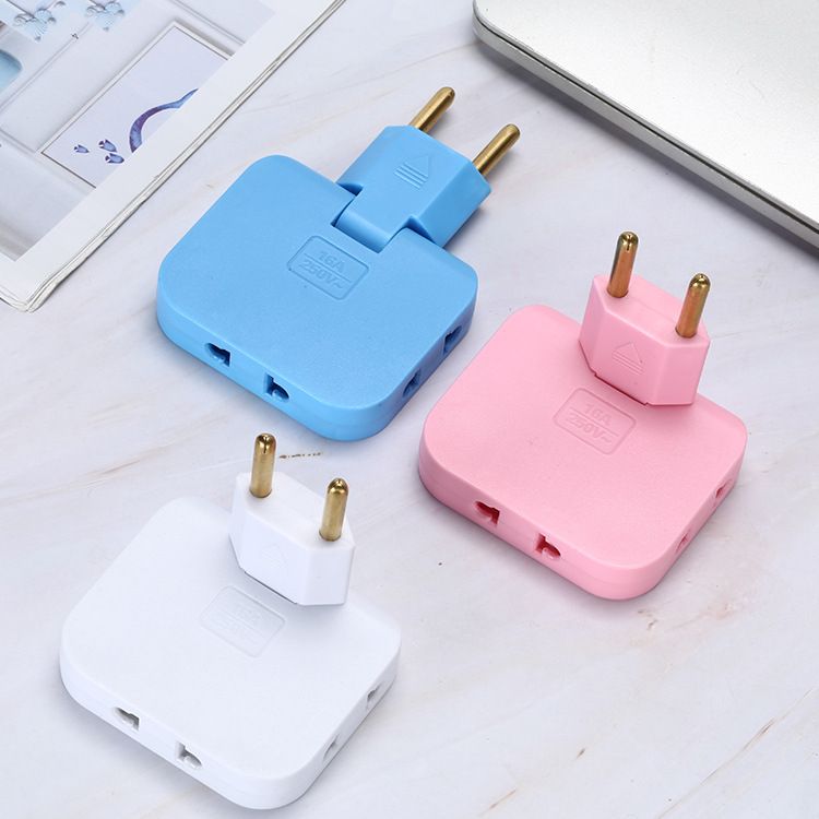 180 Grad drehbarer Steckdosenkonverter 3 in 1 US-Verlängerungsstecker Mehrfachstecker Mini Slim Wireless Outlet Adapter Steckdosen_voghion.com