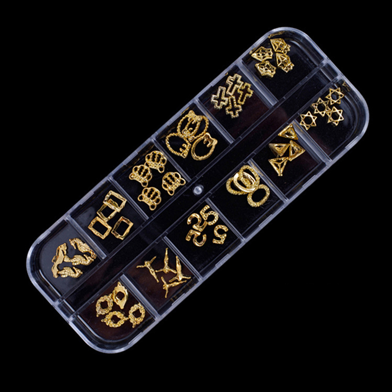Gwong Multi Pattern Nail Art Rivet Sticker Femei unghii Manichiura DIY Decal Decor_voghion.com