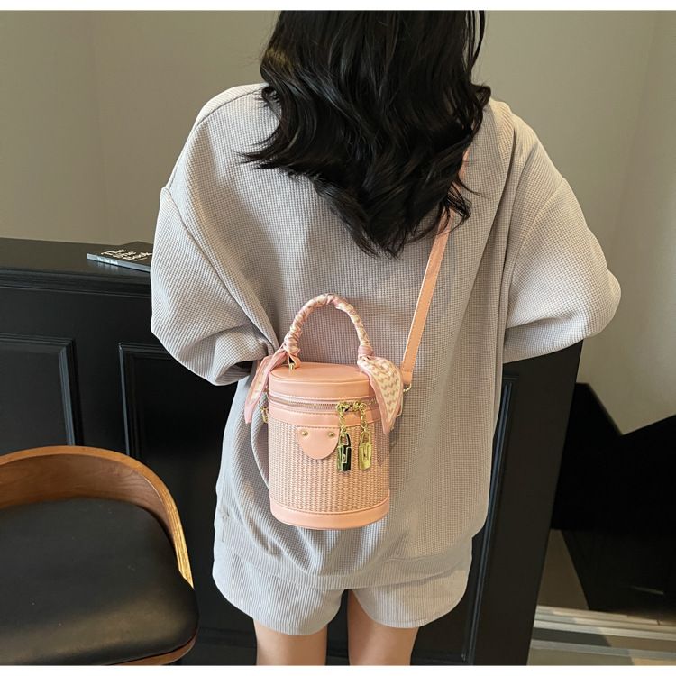 Bolso bandolera tipo cubo para mujer, estilo moderno, sencillo y de tendencia._voghion.com