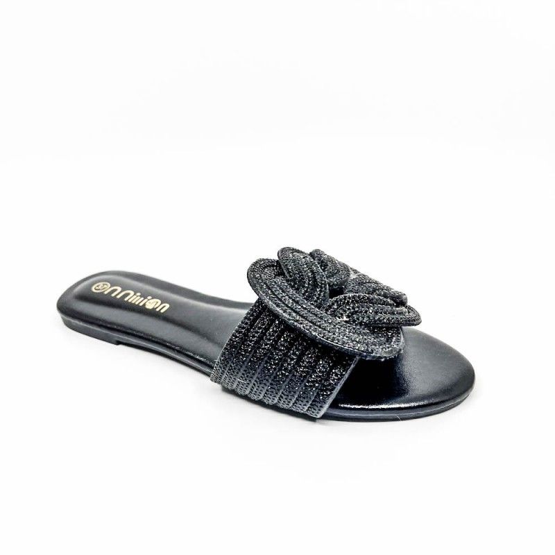 Cross Border Flache Sandalen für Damen, Flip-Flops für Outdoor-Bekleidung, Sommermode, Diamant-Face, High-End-Damen-Hausschuhe_voghion.com