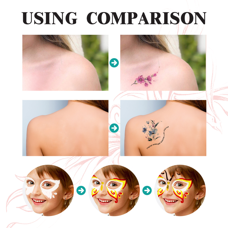 EELHOE Temporary Tattoo Pen Set, Face, Arm, and Body Multi color Painting DIY Makeup Graffiti Decoration Tatto_voghion.com