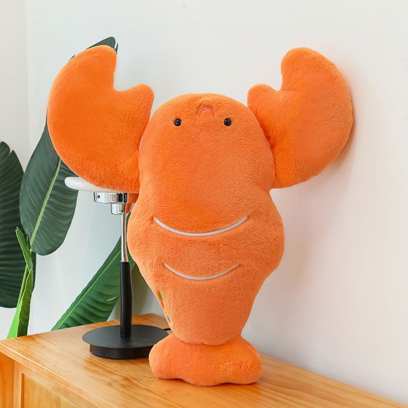 Nieuw schattig kreeft trendy pluchen speelgoed grappig en creatief knuffeldier om mee te slapen en te knuffelen, perfect cadeau_voghion.com
