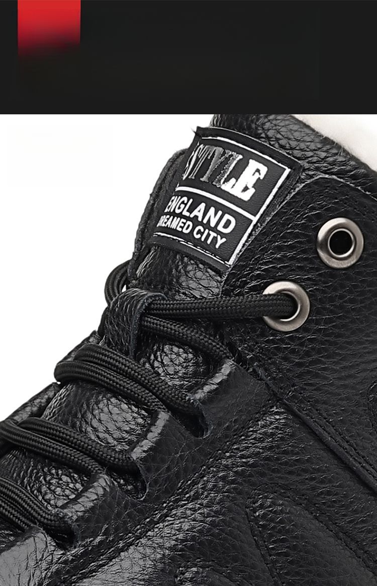 Calde scarpe alte in cotone alla moda versatili_voghion.com