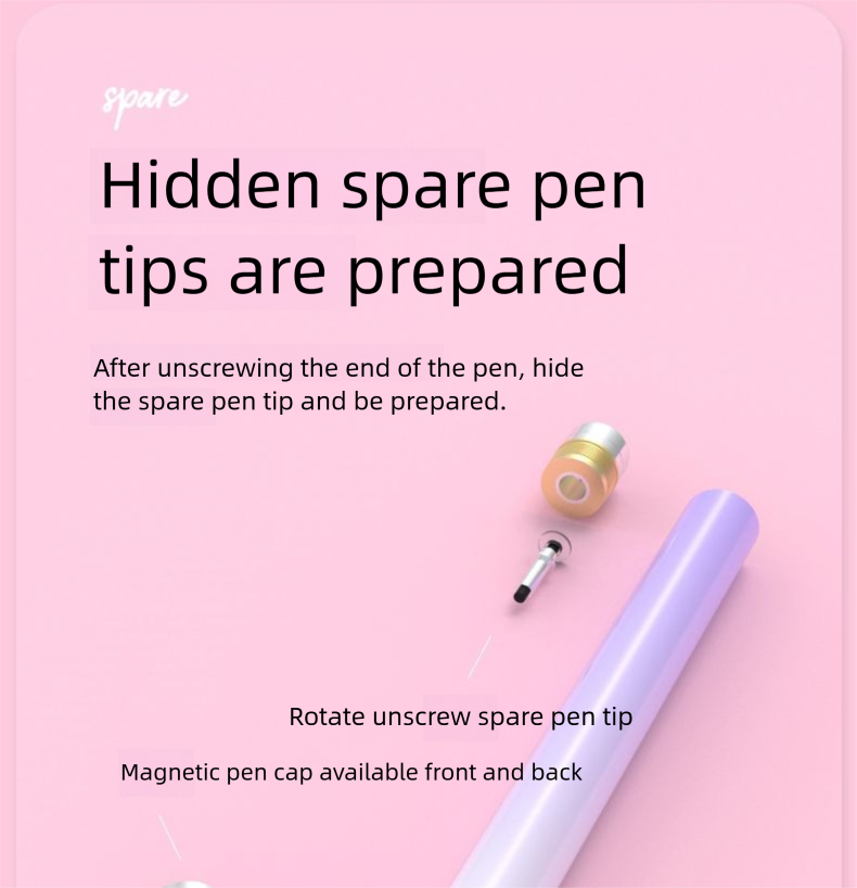 Touch Screen IPad Capacitive Tablet Mobile Phone Stylus Fine Tip Handwriting Pen Pencil Universal._voghion.com