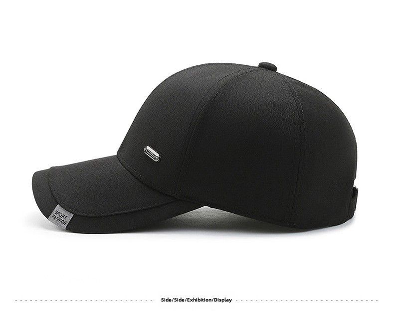 Printemps et été hommes d'âge moyen nouvelle casquette de baseball à toit rigide pare-soleil grande circonférence de la tête crème solaire casquette papa marée commerce extérieur_voghion.com