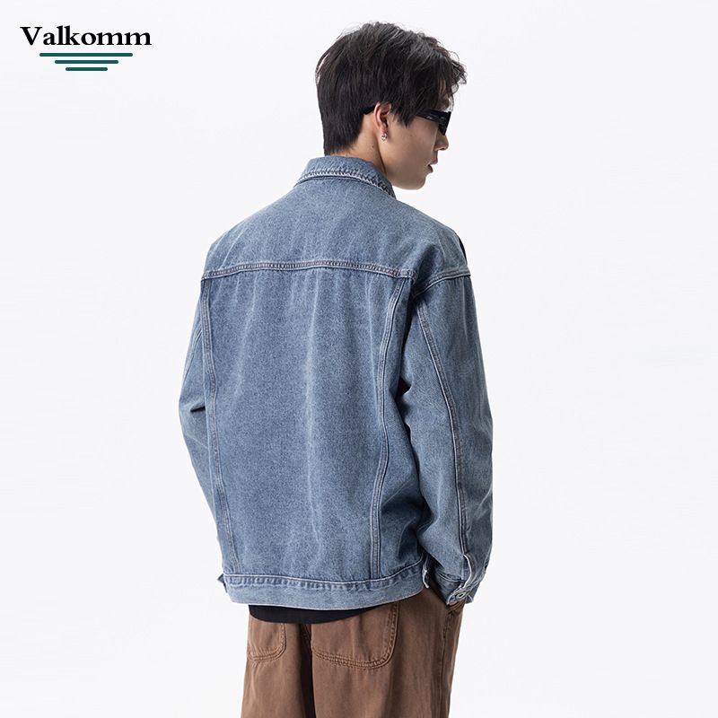 Suitable For All Seasons 2025 Spring New American Style Men's High-end Casual Denim Jacket_voghion.com