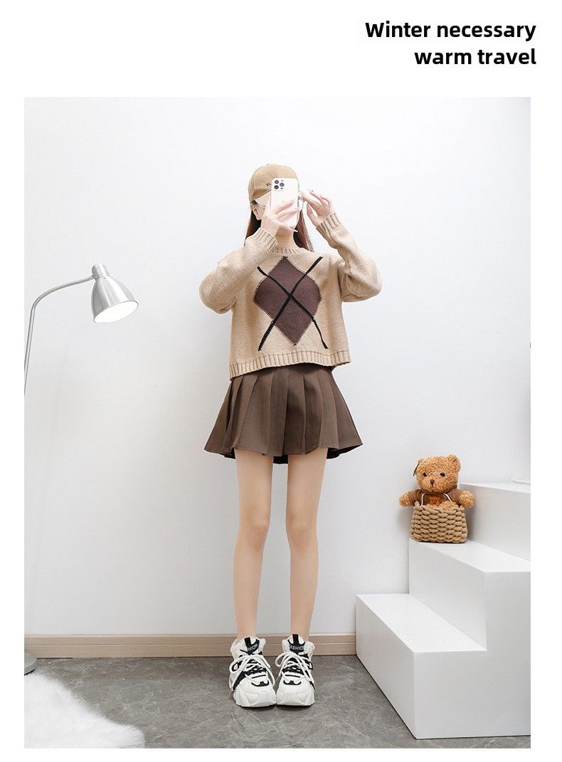 Nuovo velluto ispessito caldo inverno freddo neve stivali antiscivolo studente piattaforma cotone scarpe da donna_voghion.com