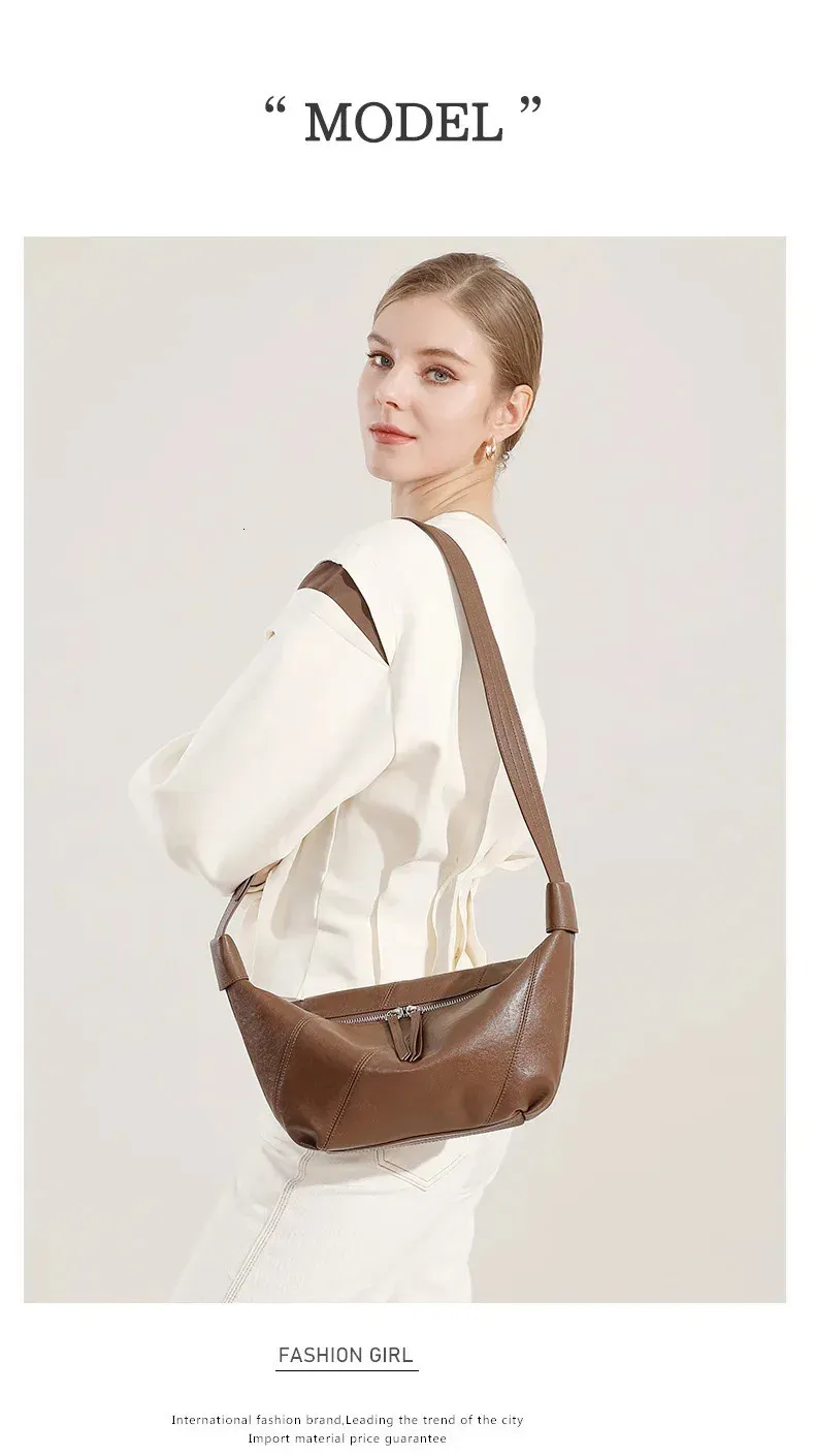 Famicare 2025 Y Borsa a tracolla in vera pelle per donna, stile semplice, alla moda, stile gnocco, borsa a tracolla Hobos, borsa a mano_voghion.com