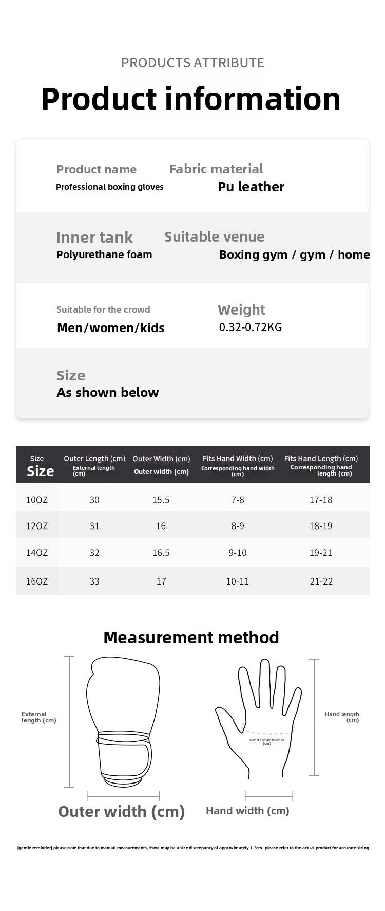 2025 New Adults, Large Size, Suitable For Sparring, Sandbag Training, High-Quality Boxing Gloves_voghion.com