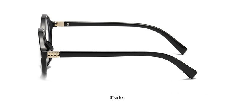 Jett 9432 Zhang Yuanying same style Oval small frame sunglasses retro Korean plain anti-blue light glasses can match myopia_voghion.com