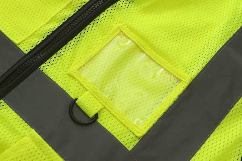 Multi Pocket w magazynie, kamizelka bezpieczeństwa do budowy dróg, kamizelka ostrzegawcza High Brighess do magazynów lotniskowych_voghion.com