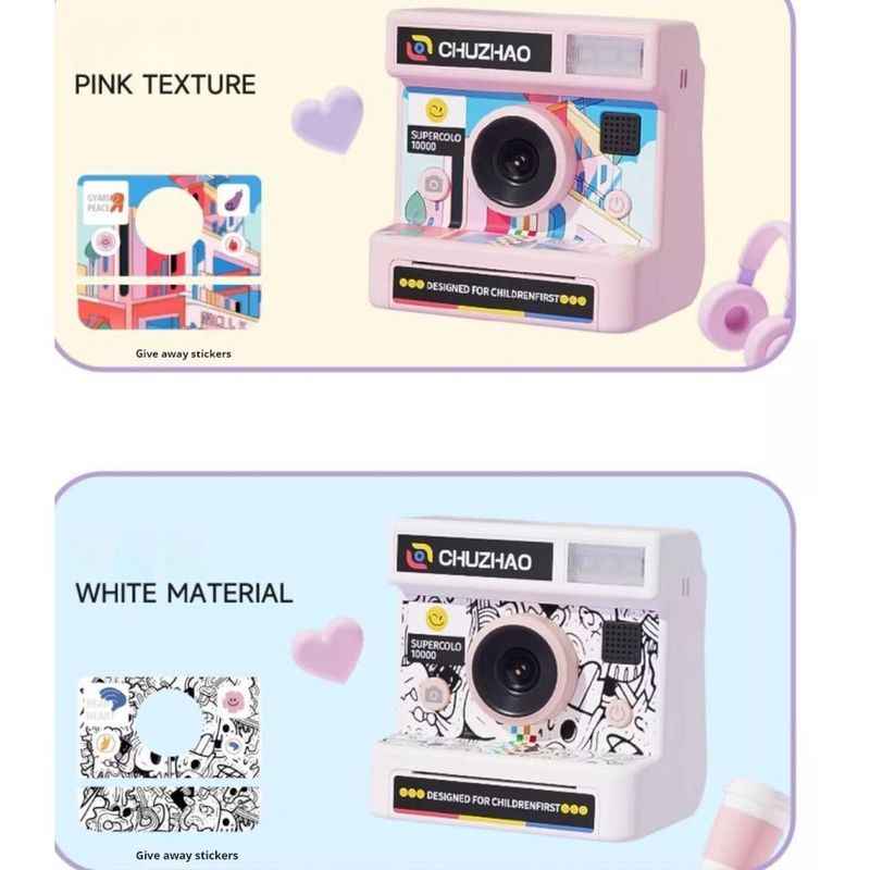 Children's Polaroid Can Take Photos, Print Cameras, And Directly Produce Color Photos. Toys For Elementary School_voghion.com