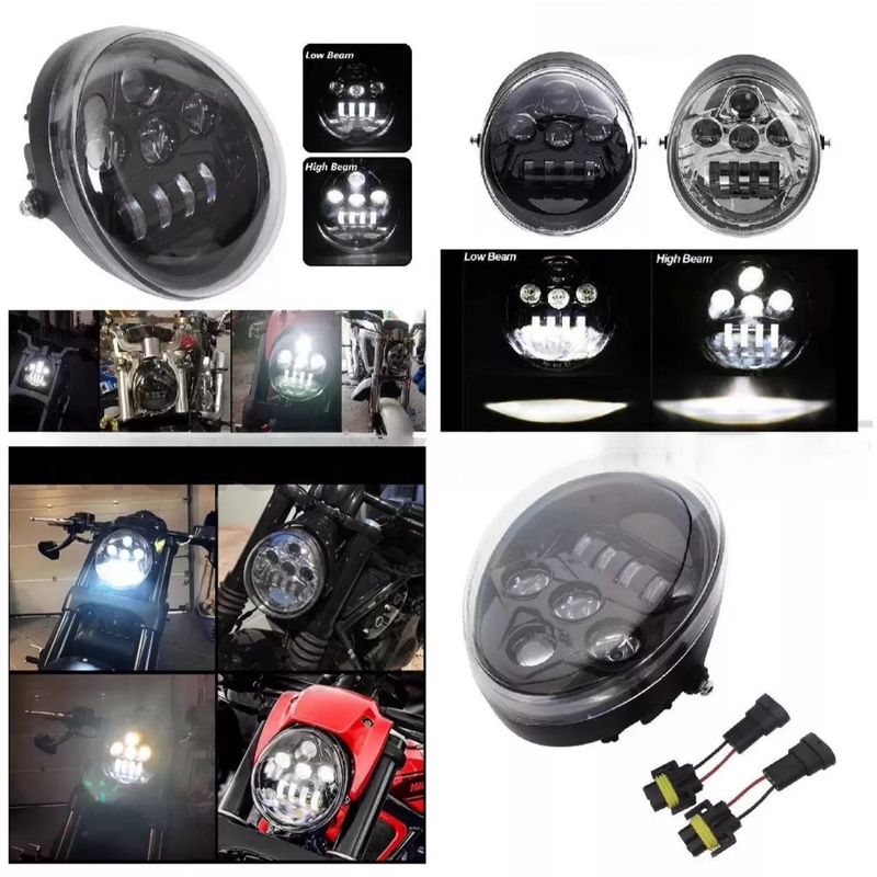 Motorrad LED Scheinwerfer DRL Schalten Singal Für Harley V ROD VRod VRSC VRSCA VRSCDX 2002-2017 VRSCSE VRSCSE2 VRSCR VRSCX VRXSE_voghion.com