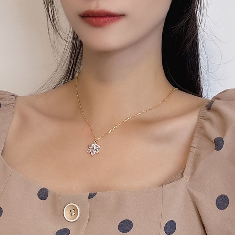 Collier en chaîne d'os pour femme, léger, luxueux, haut de gamme, polyvalent, style INS, simple, élégant et tempérament_voghion.com