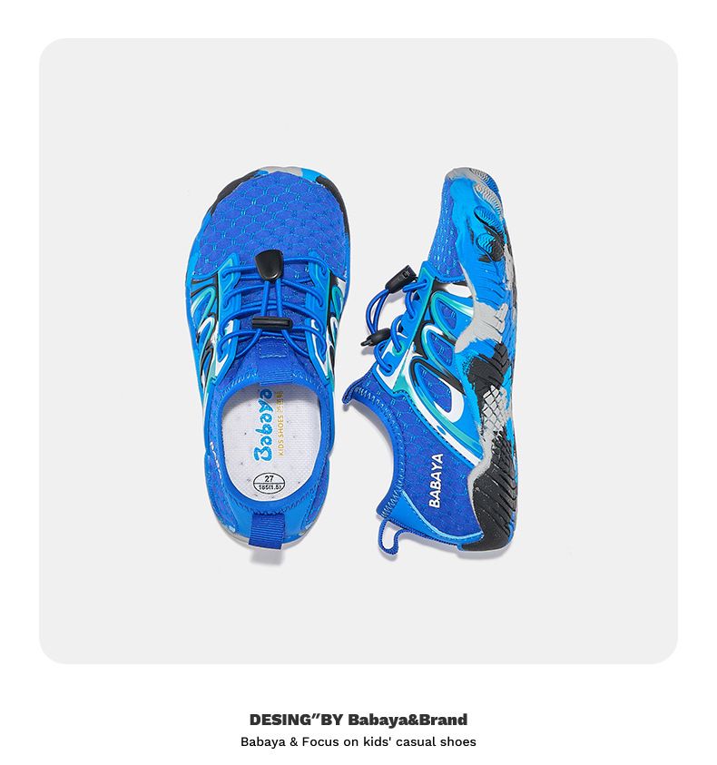 XD-YS50821 Girls' Sports Sandals, Summer New Children's Casual Breathable Running Shoes, Boys' Thin Single Mesh Shoes_voghion.com