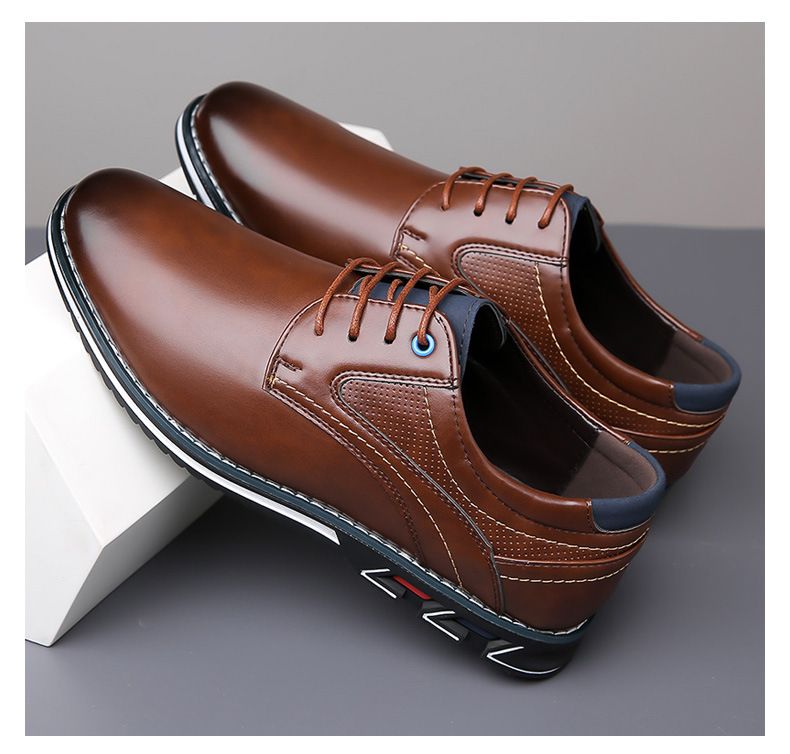 Heren Zakelijke Schoenen Slip On Party Heren Schoenen Comfortabele PU Leren Schoenen Voor Mannen Trouwjurk Schoenen Voor Mannen Zapatos Hombre38-53_voghion.com